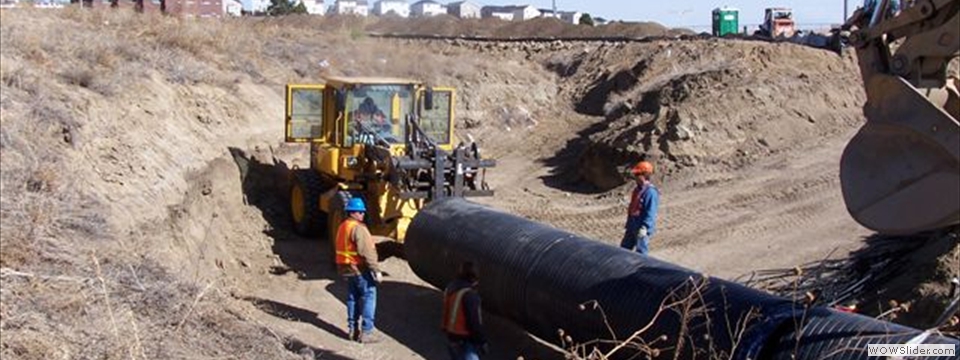 Team coordinating on site